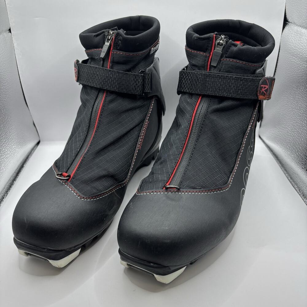 Rossignol X5 OT Cross Country Ski Boots Size 43 Black NNN Nordic Touring Mens 10